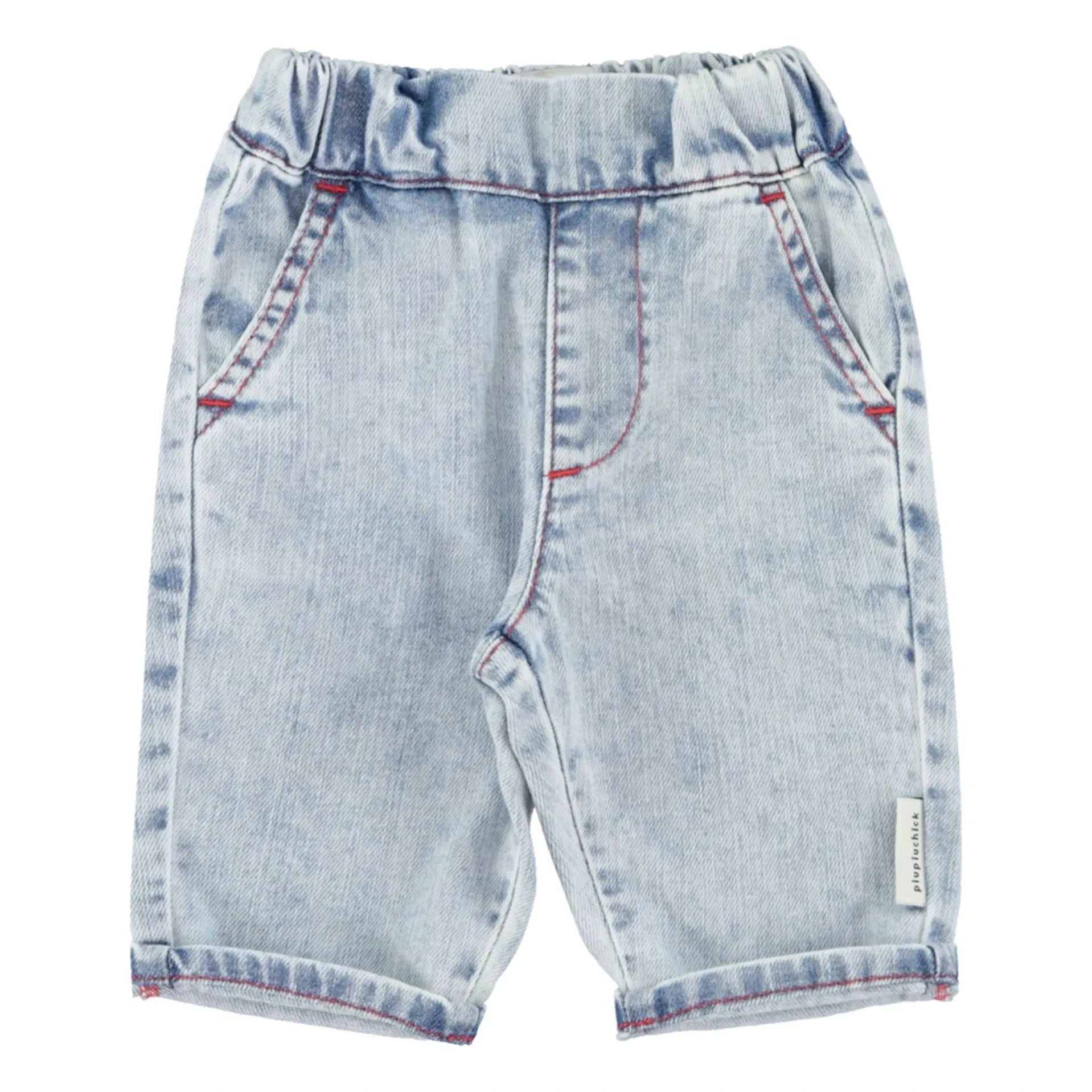 Piupiuchick - Slim Fit Baby Jeans | Washed Blue