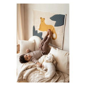 Nobodinoz - Lion Pillow | White