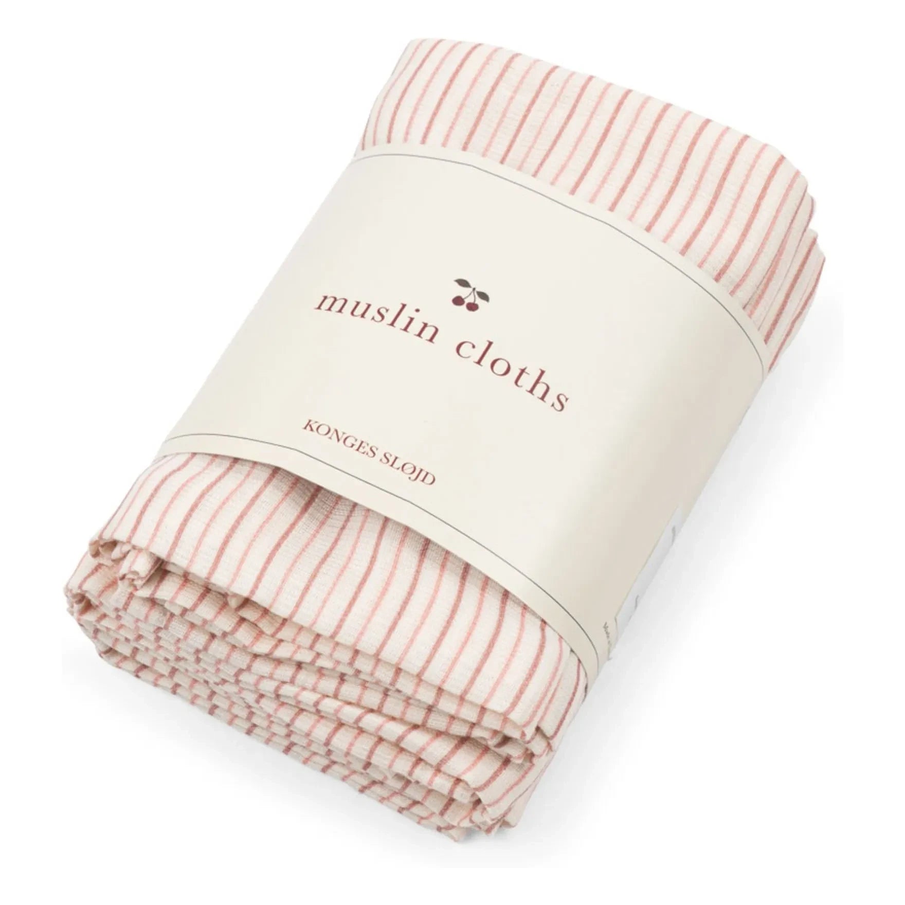 Konges Sløjd - Stipie Organic Cotton Cloths - 3-Pack | Pink