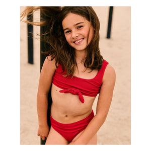 Beachlife - Ruffle Swimsuit | Red