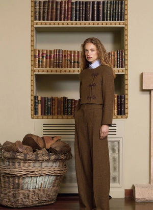 Maria de la Orden - Joséphine Tweed Jacket | Beige Brown