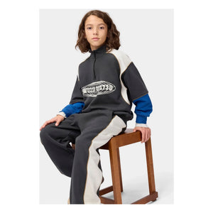 Molo - Marty organik pamuklu fermuarlı sweatshirt | Siyah