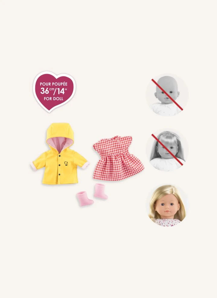 Corolle - "Vive la Pluie" Outfit | Yellow