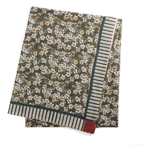 Le Monde Sauvage - Impro Kaki Cotton Tablecloth