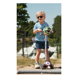 Wild & Soft - T-Rex Scooter Helmet | Green