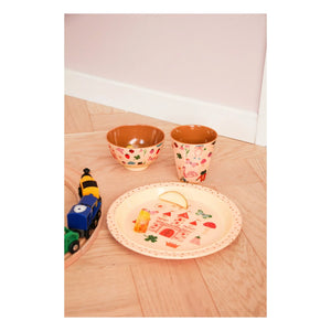 Rice - Enchanting Melamine Plate | Pink