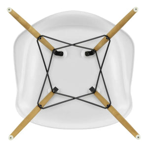 Vitra - DAW sandalye - akçaağaç taban - Charles & Ray Eames | Beyaz