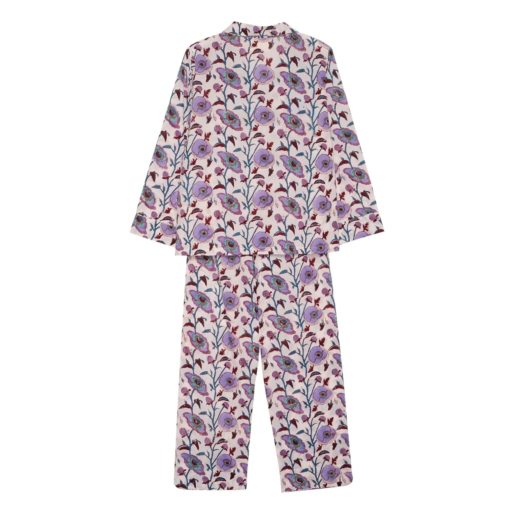 SISSEL EDELBO - Organic Cotton Pajamas | Purple