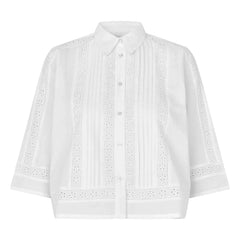 Lollys Laundry - Amora Cotton Shirt | White