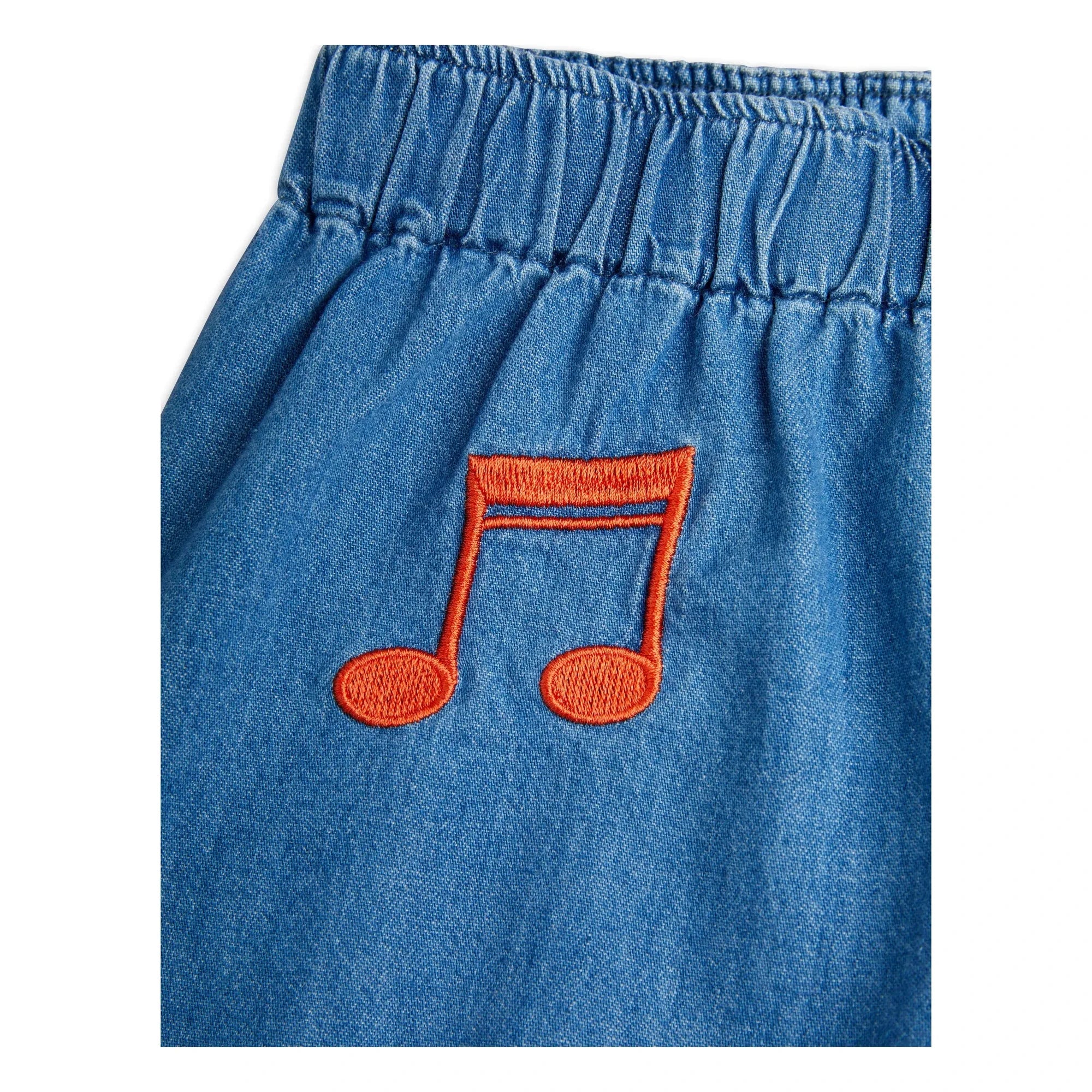 Mini Rodini - Short Notes Denim | Blue