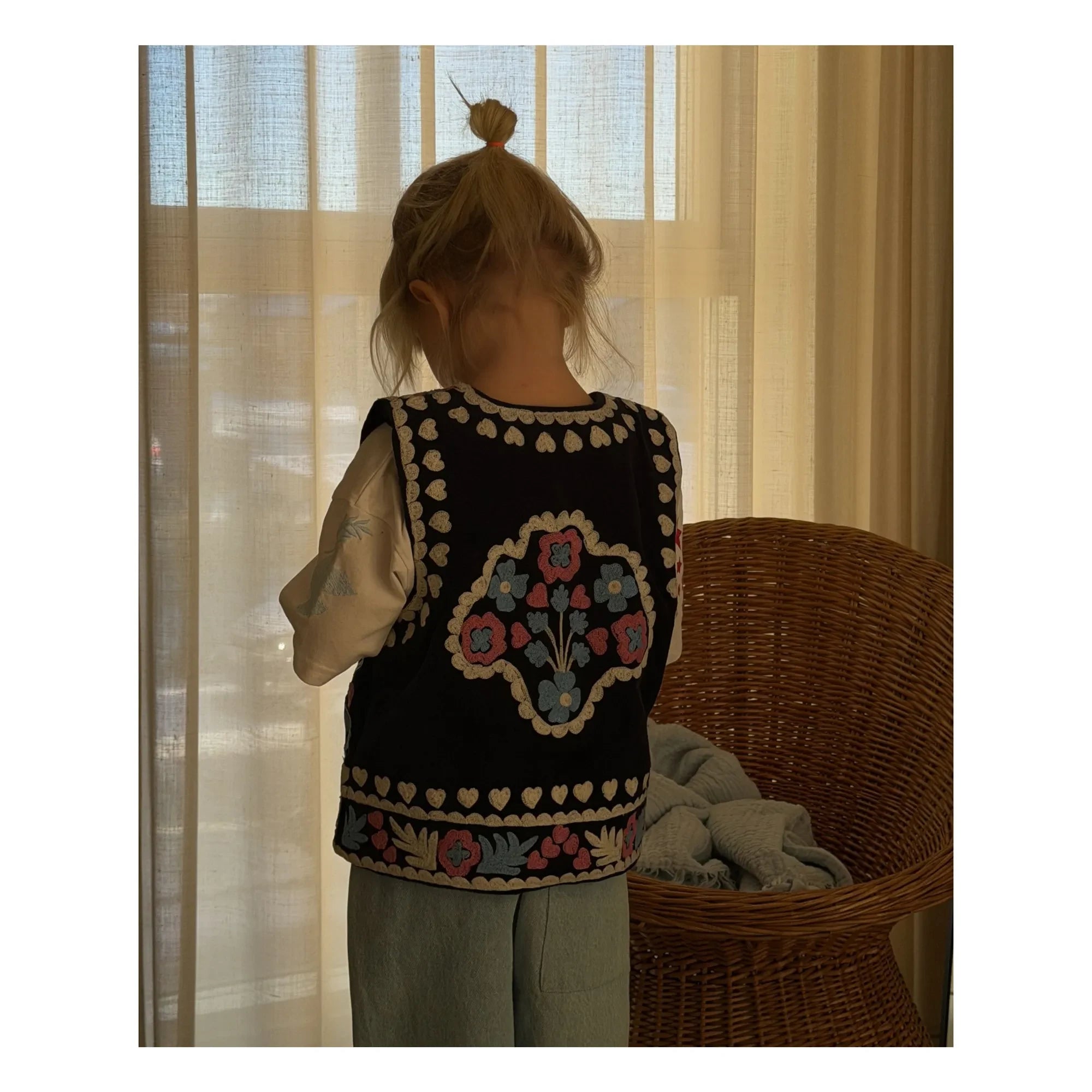 SISSEL EDELBO - Timothy Sleeveless Vests - Kids Collection | Navy Blue