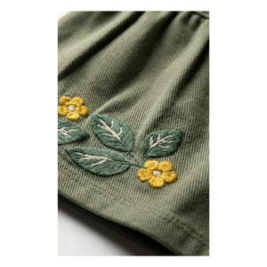 Hundred Pieces - Kaya Fleurie Skirt | Almond Green
