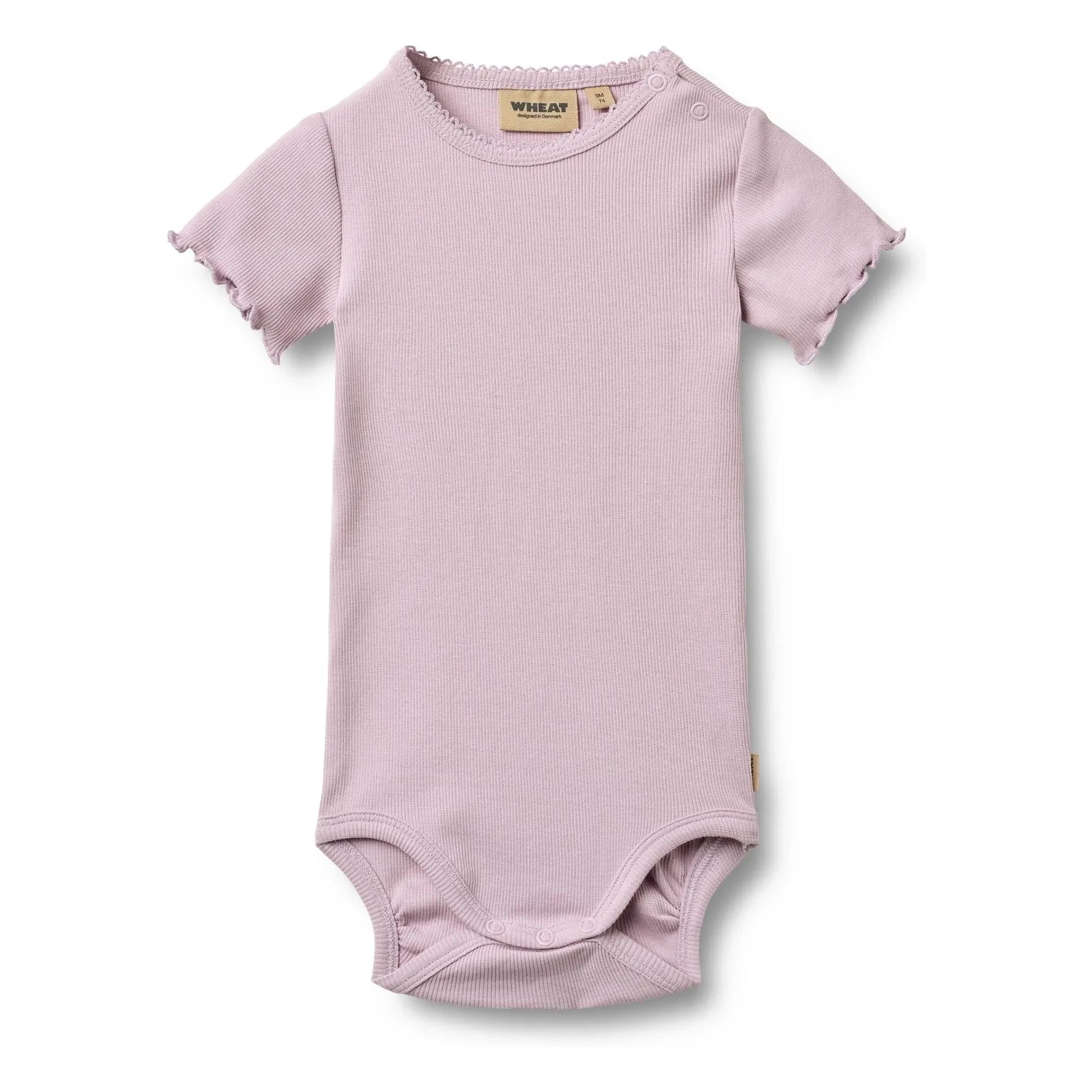 Wheat - Maren Organic Cotton Bodysuit | Lavender