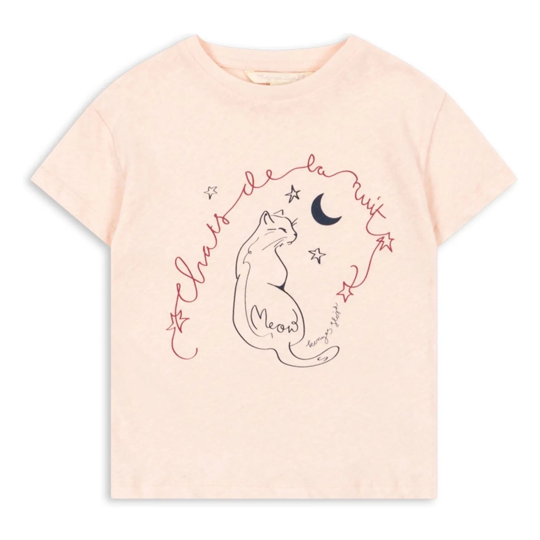 Konges Sløjd - Era Chat T-shirt Linen and organic cotton | Pink