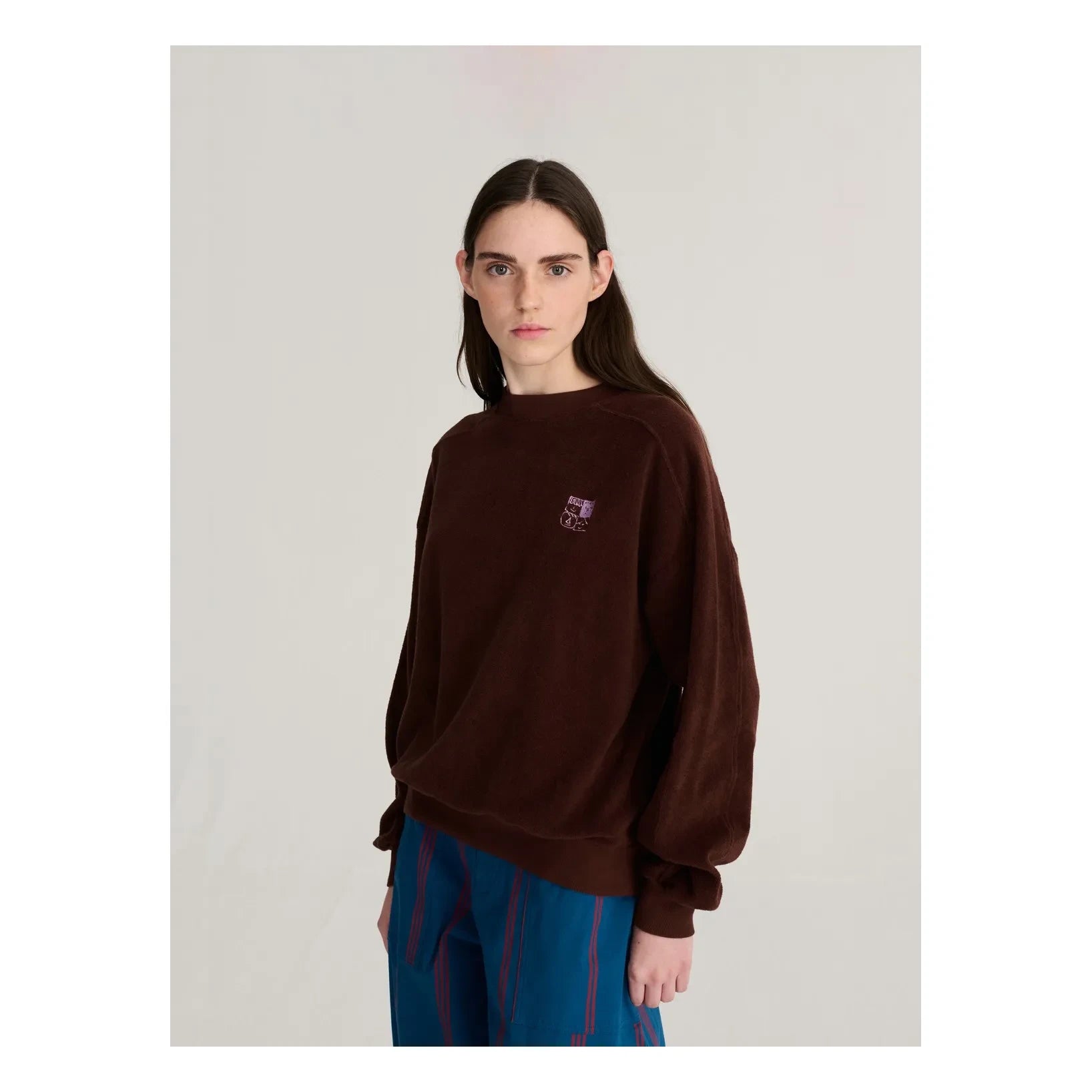 Bobo Choses - Sweat Mystery BC Organik Pamuk | Koyu Kahverengi
