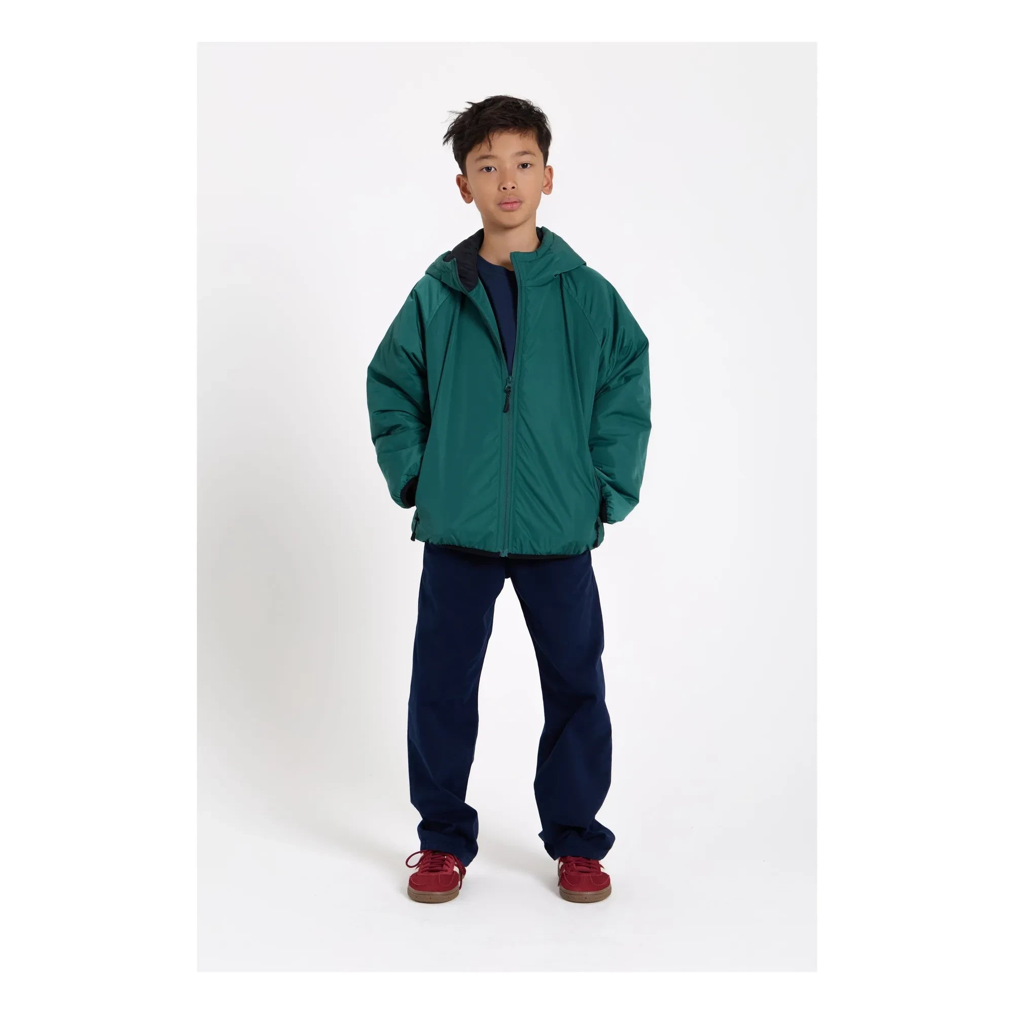 Smallable Kid - Hardy Water-Resistant Jacket | Forest Green