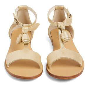 Bonpoint - Diamond Leather Sandals | Gold