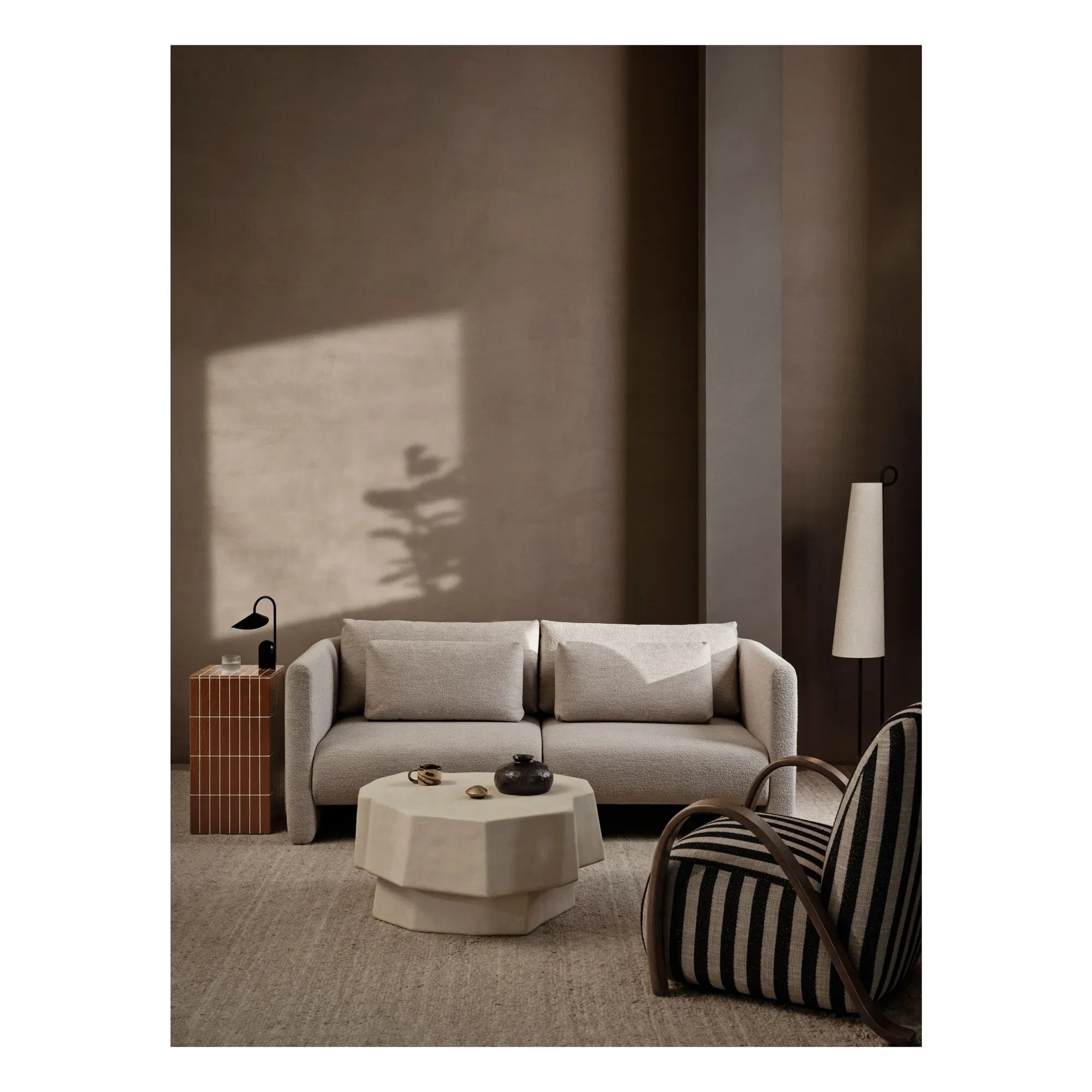 Ferm Living - Dase Bouclé Right Module Sofa | Beige