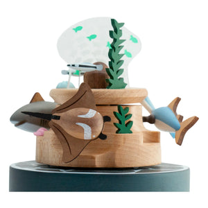 Wooderful Life - Fish Wooden Music Box