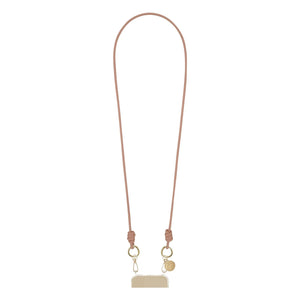 LaCoqueFrançaise - Nolan Solid Color Lanyard | Camel