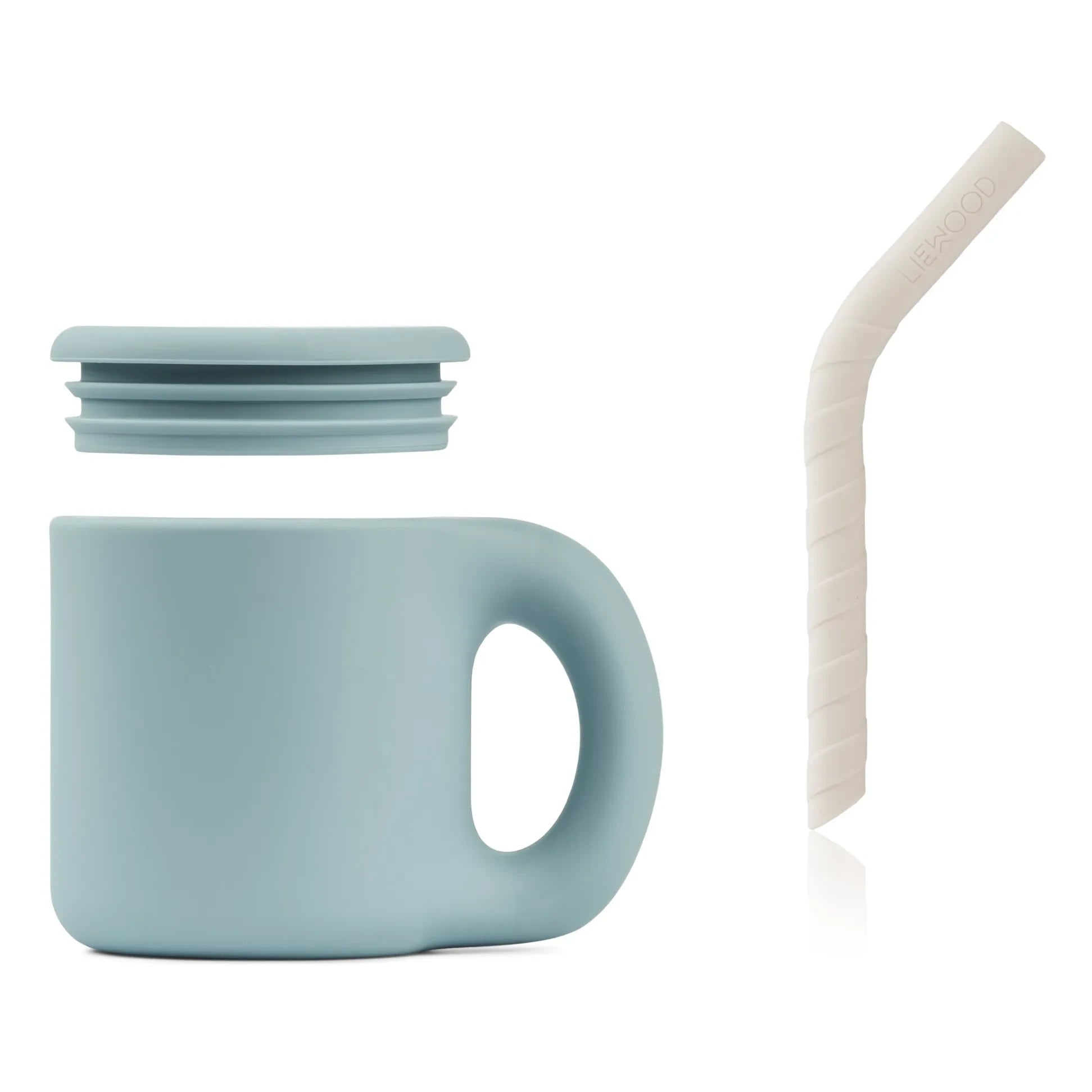 Liewood - Jenna Silicone Straw Cup | Light Blue