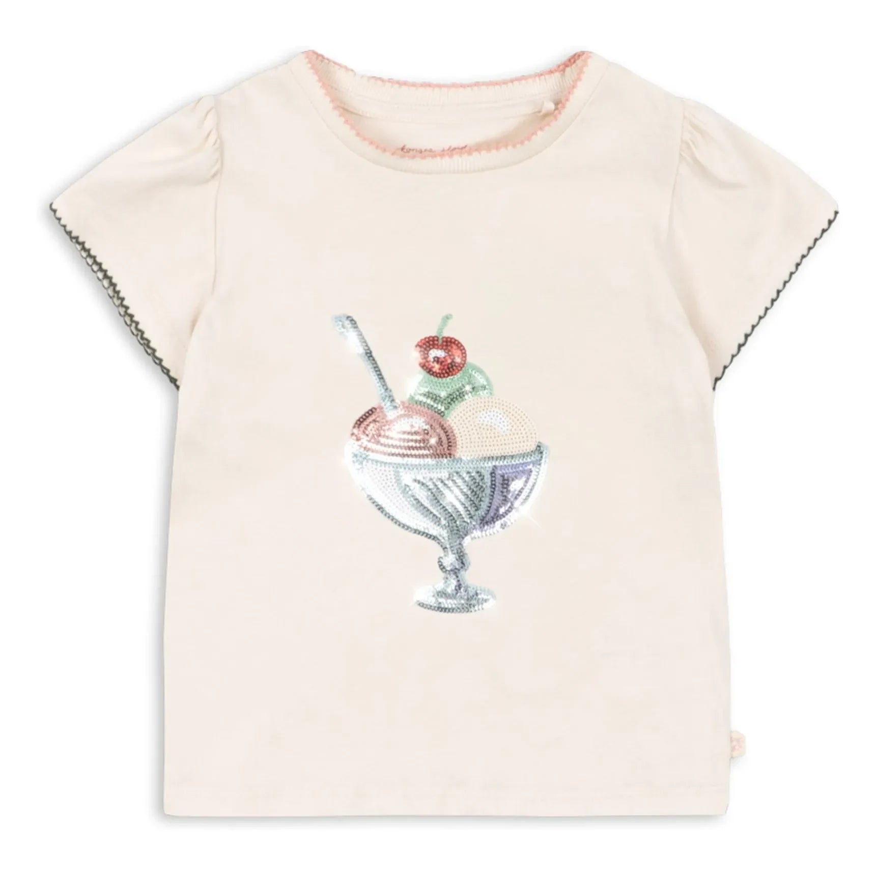 Konges Sløjd - Famo Ice Organic Cotton T-shirt | Ecru