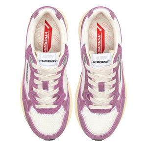Autry - Basket Hyperway Low Bicolore Süet | Mor