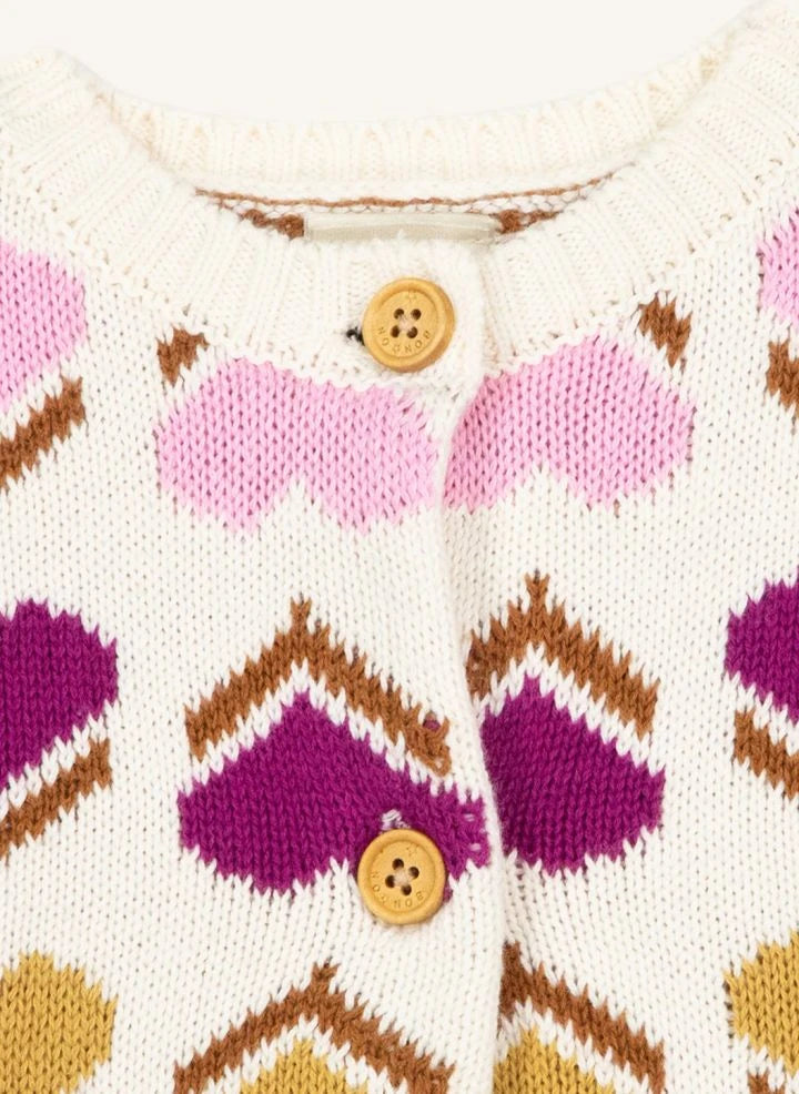 Bonton - Cardigan Maligne Bebek | Ecru