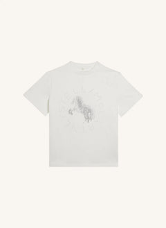 Stella McCartney Kids - At Tişörtü Organik Pamuk | Fildişi
