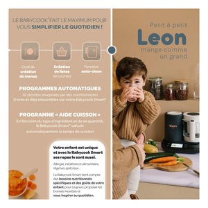 Béaba - BabyCook Smart Baby Food Maker | Charcoal Gray
