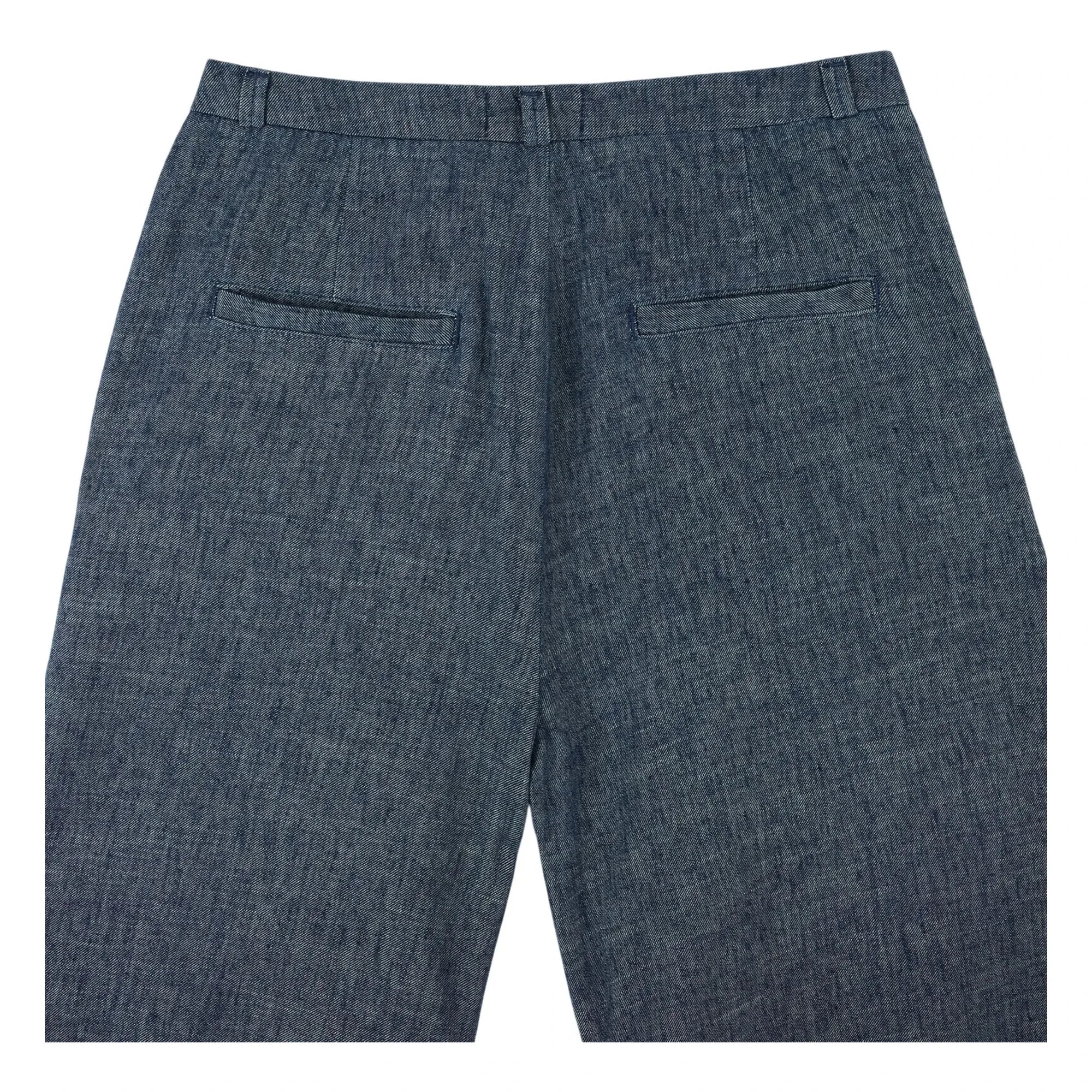Emile et Ida - Linen and cotton pants | Navy blue