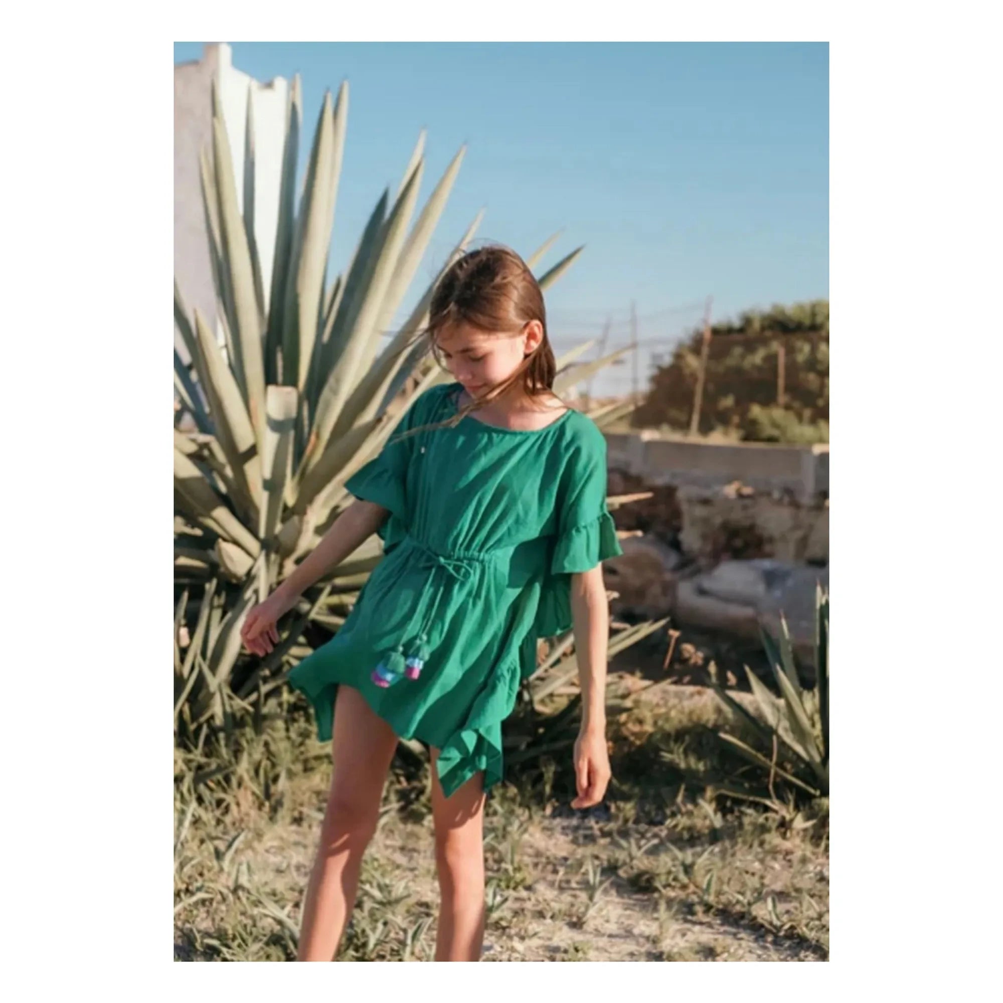 Lison Paris - Caftan Lea | Green