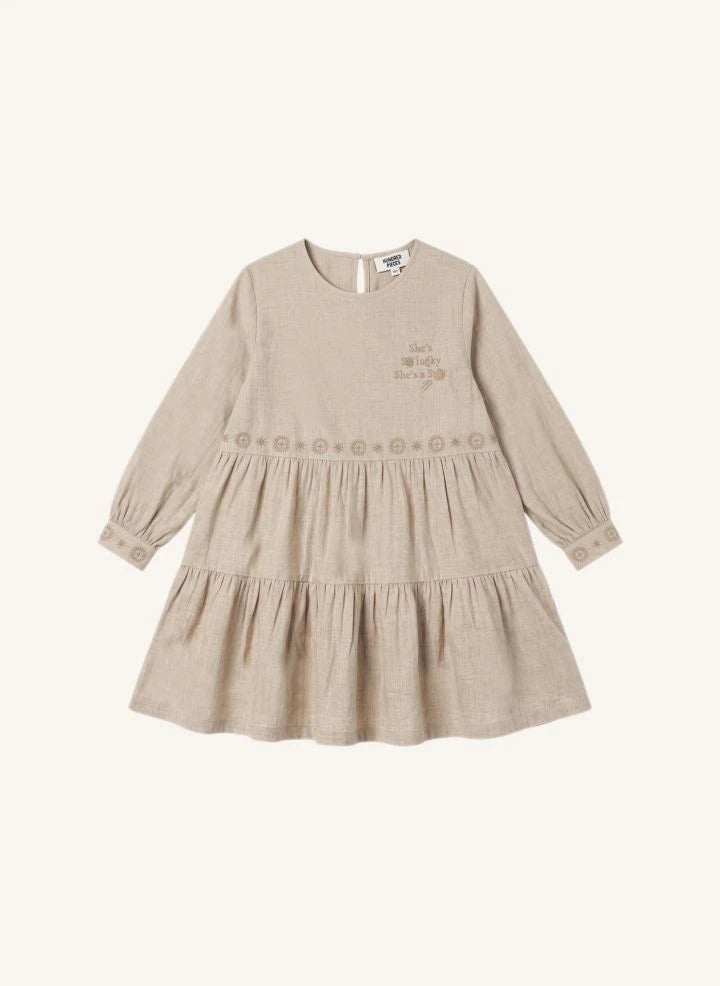 Hundred Pieces - Esperas Etoiles Dress | Beige