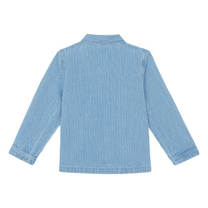 Bonton - Nineties Striped Overshirt | Blue