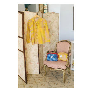 Maria de la Orden - Cali Cotton Striped Pajamas | Yellow