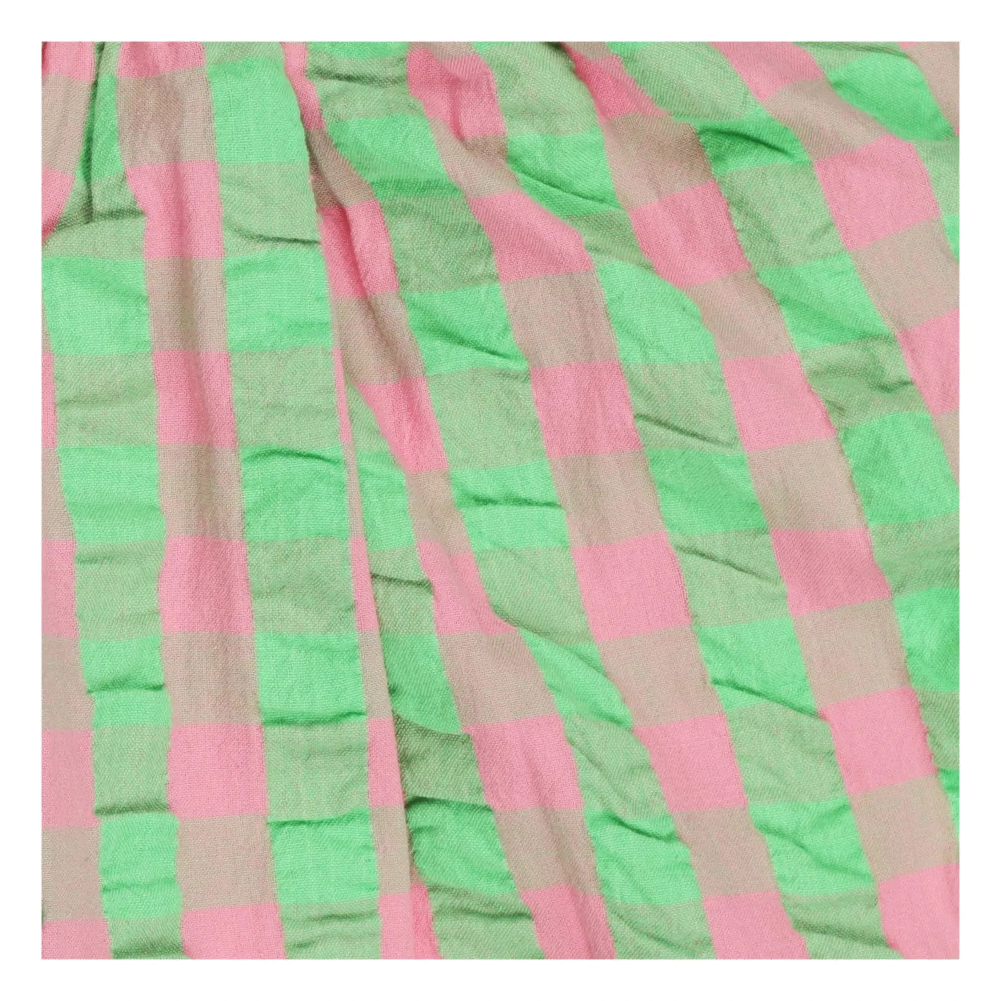 Tumble N'Dry - Franca Checked Skirt | Green