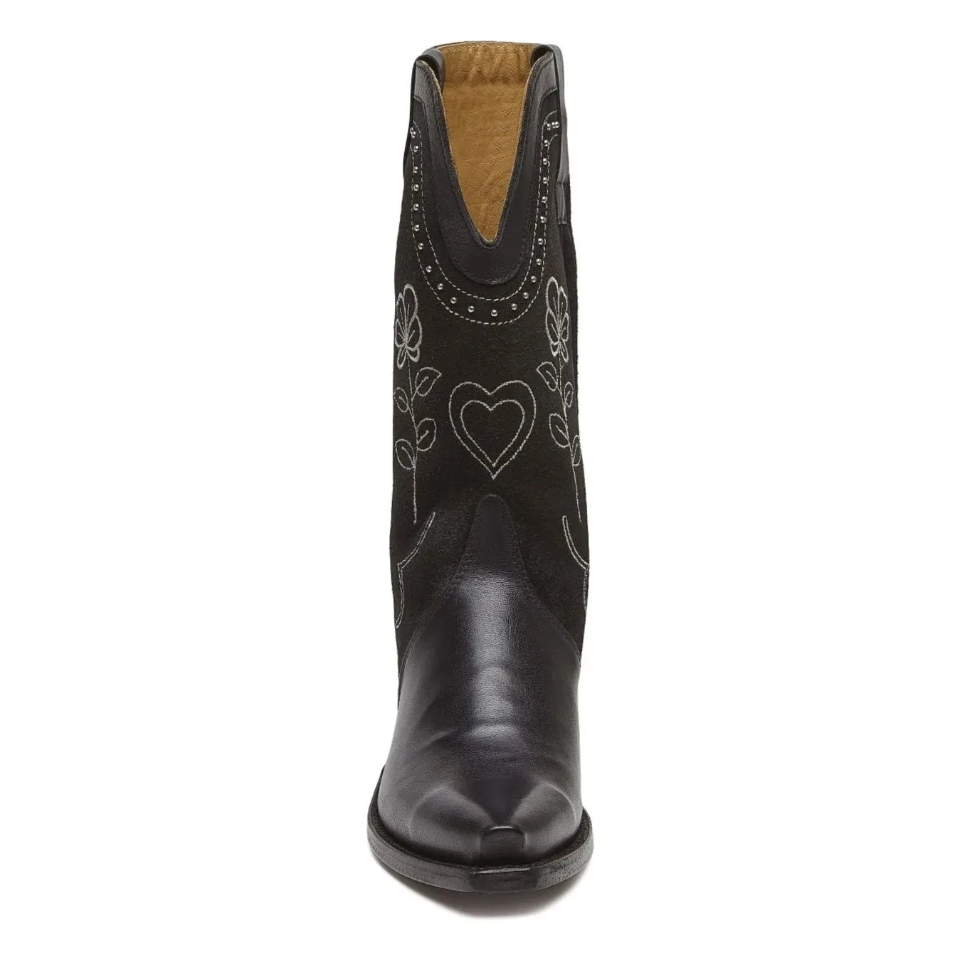 Bootstock - Santiags Haily Suede Studs | Black