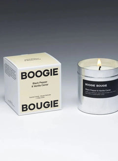 Boogie Bougie - Black Pepper & Vanilla Caviar Candle - 250 g