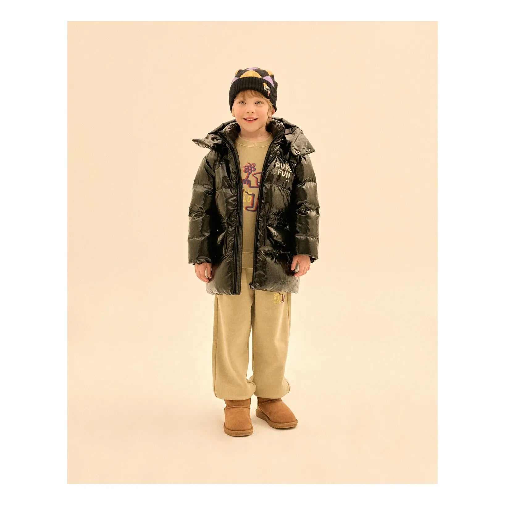 Jelly Mallow - Pure Fun Puffer Jacket | Black