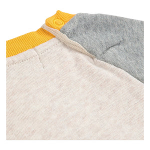 Bobo Choses - Renk Bloklu Yonca Organik Pamuk Sweatshirt | Bej