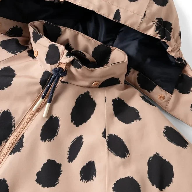 Liewood - Maddy Leopard Ski Suit Made from Recycled Fibers | Light Pink
