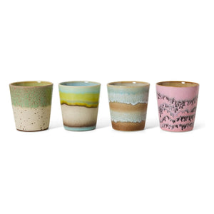 HKliving - Pop Art Mugs - Set of 4