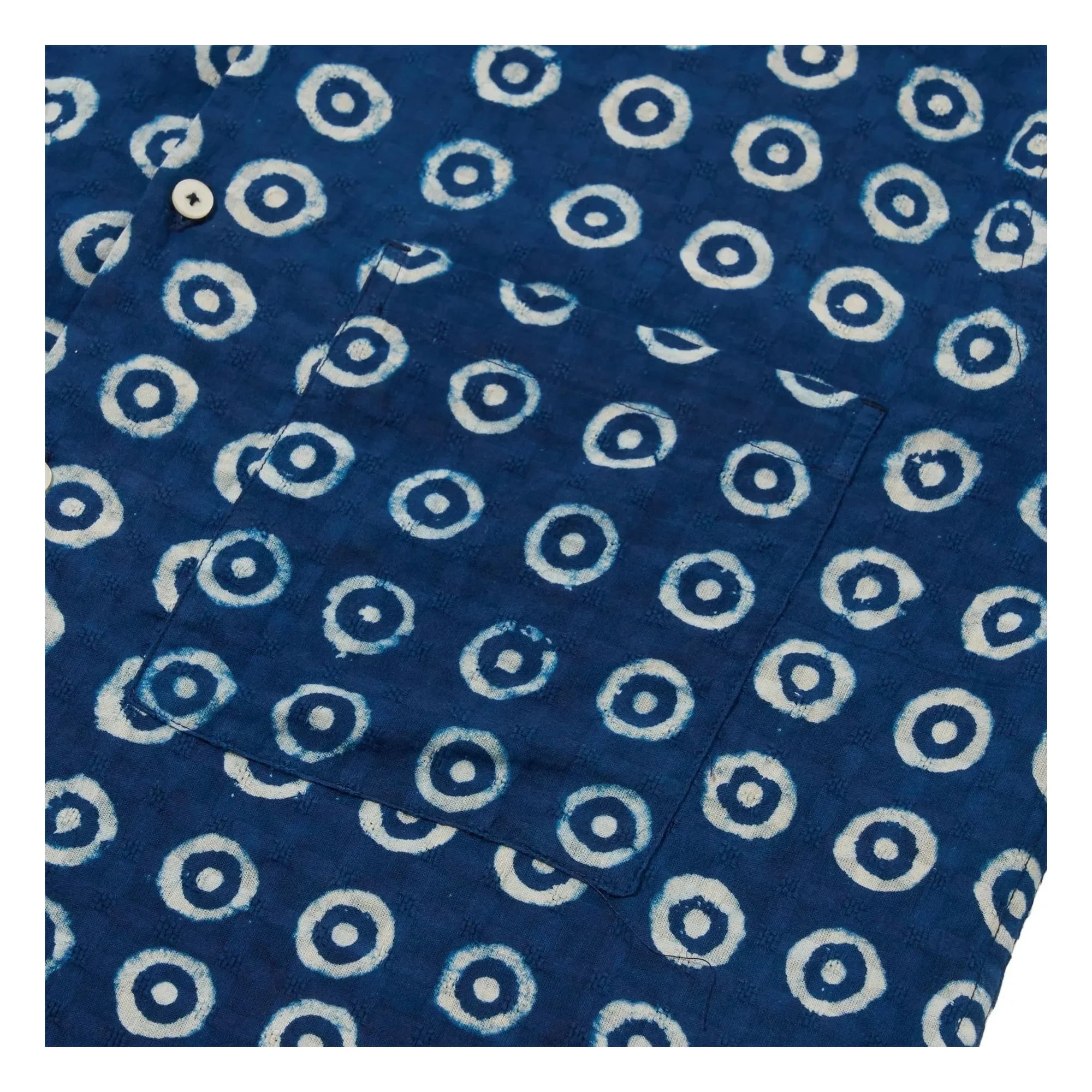 Universal Works - Chemise Camper Block | Indigo
