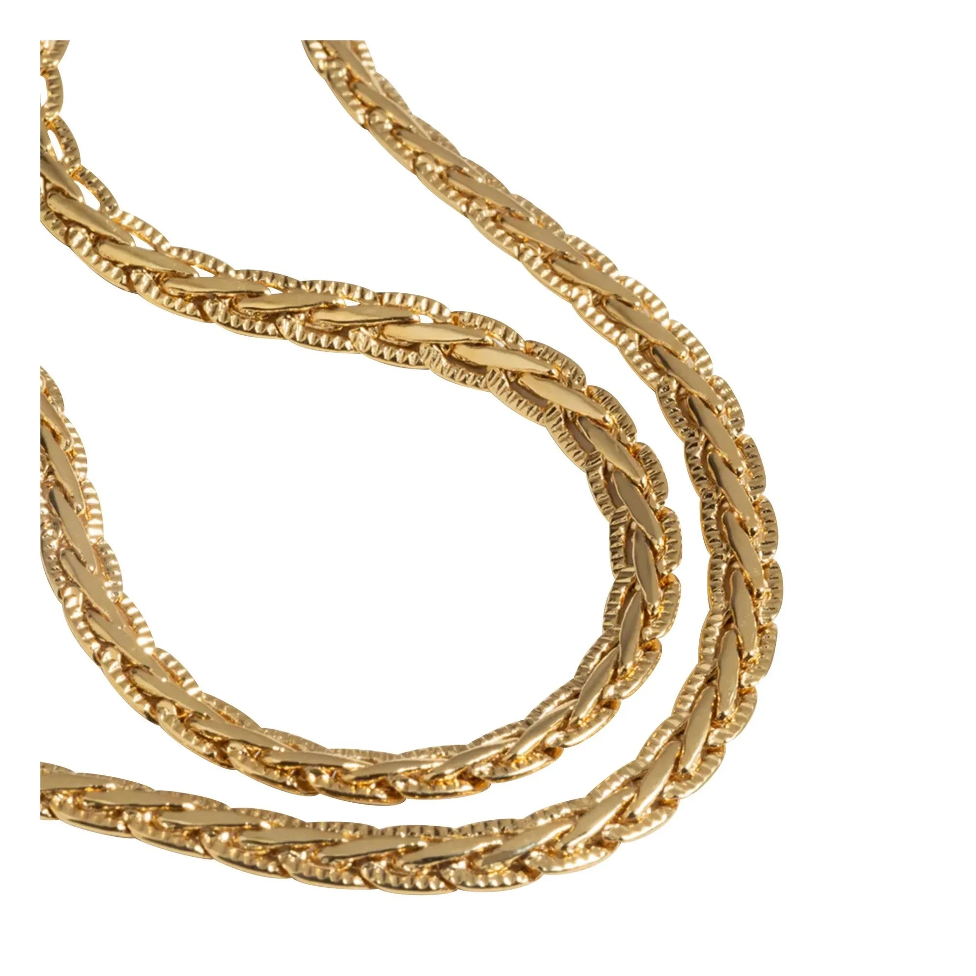 Louise Damas - La Tresse kolye | Altın