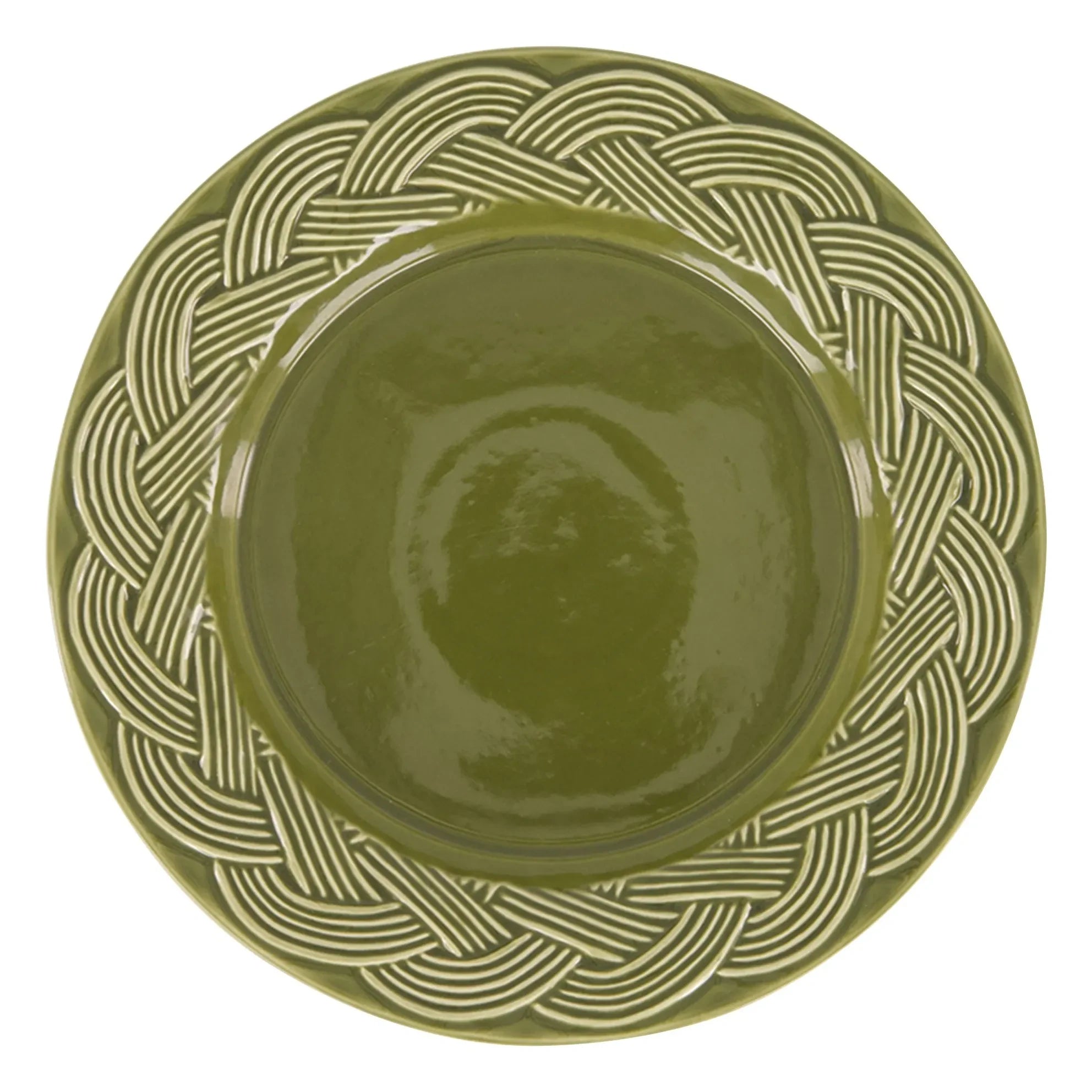 House of Capricorn - Vime dessert plate | Green