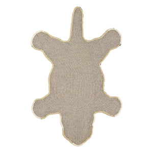 Doing Goods - Leopard Pattern Floral Rug | Beige