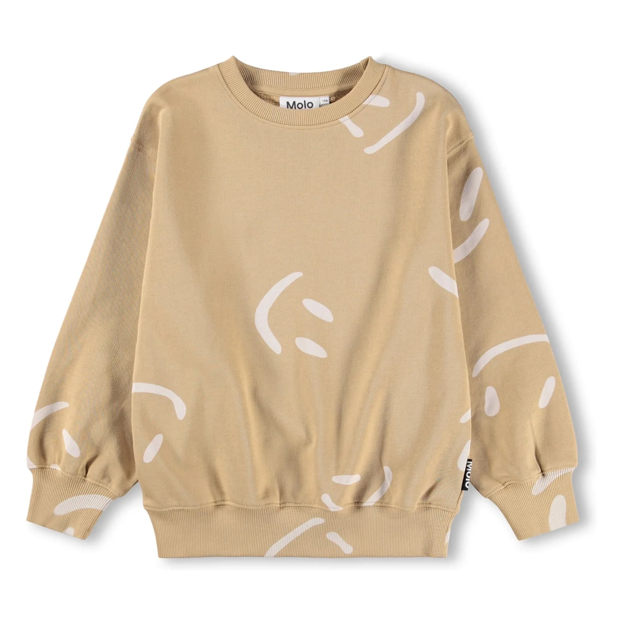 Molo - Monti Smiles organic cotton sweatshirt | Beige