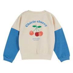Emile and Ida - Cherry Sweatshirt | Krem