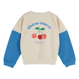 Emile and Ida - Cherry Sweatshirt | Krem