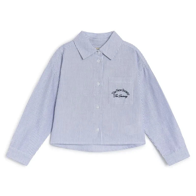 The New Society - Isla Shirt | Light Blue